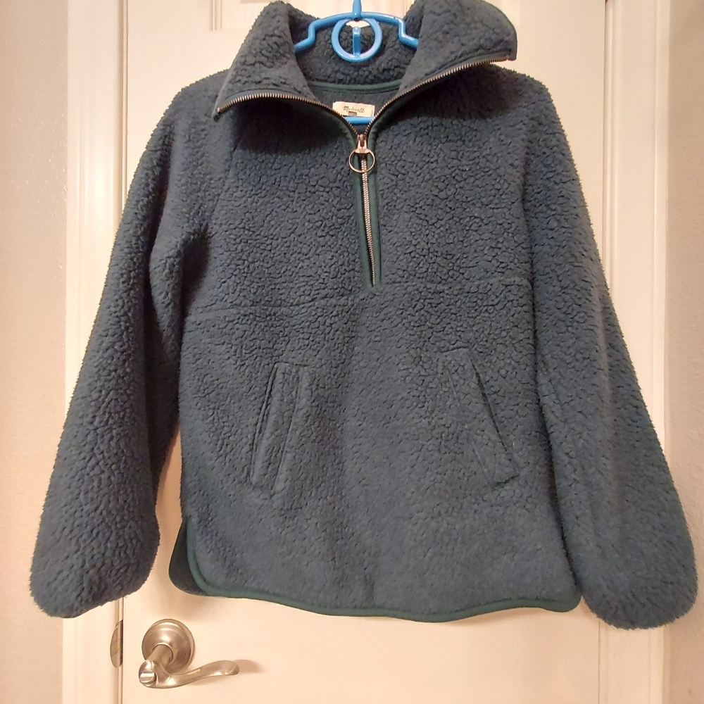 Madewell polartec half zip jacket